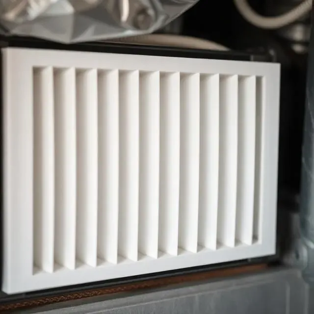 Clean furnace filter — maximum airflow and efficiency restored