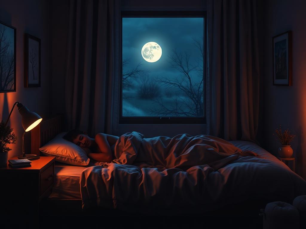 Comfortable bedroom with ideal sleeping temperature